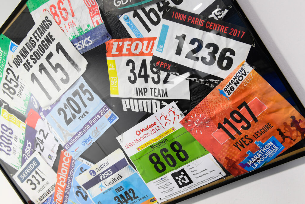 Dossards de courses à pied